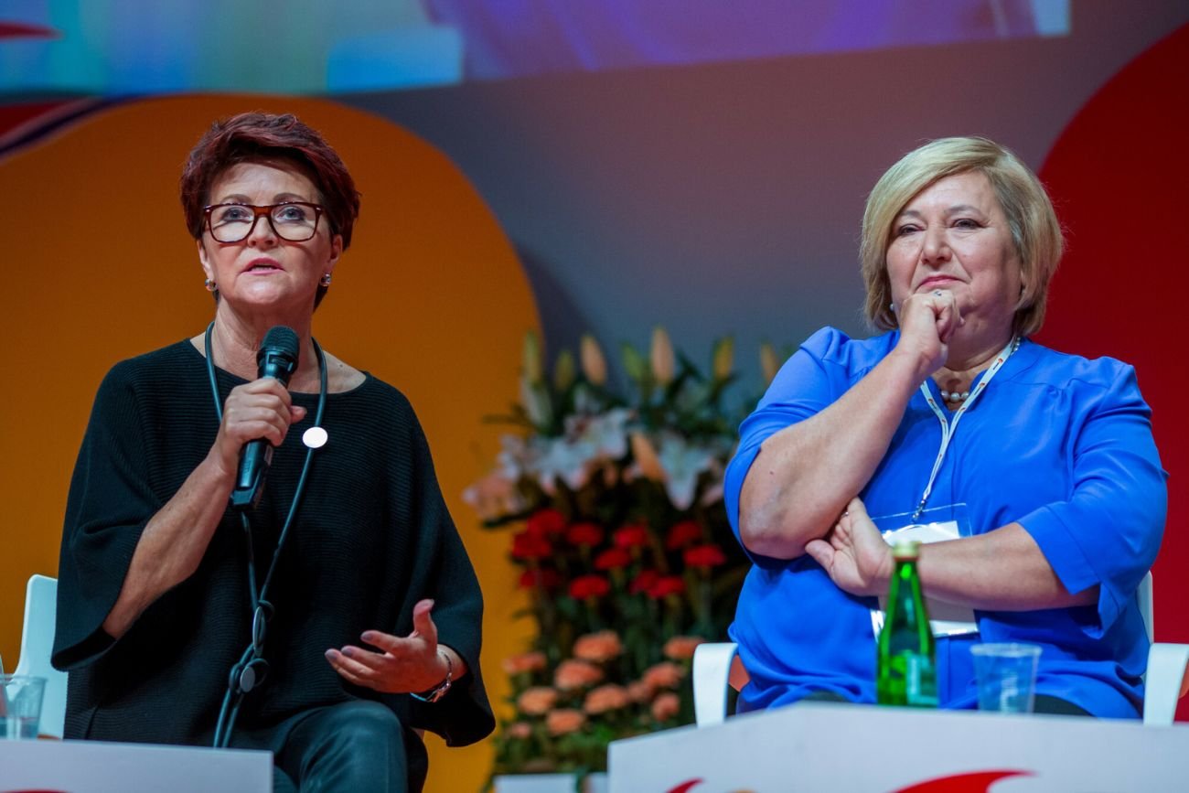 Jolanta Kwaśniewska i Anna Komorowska.