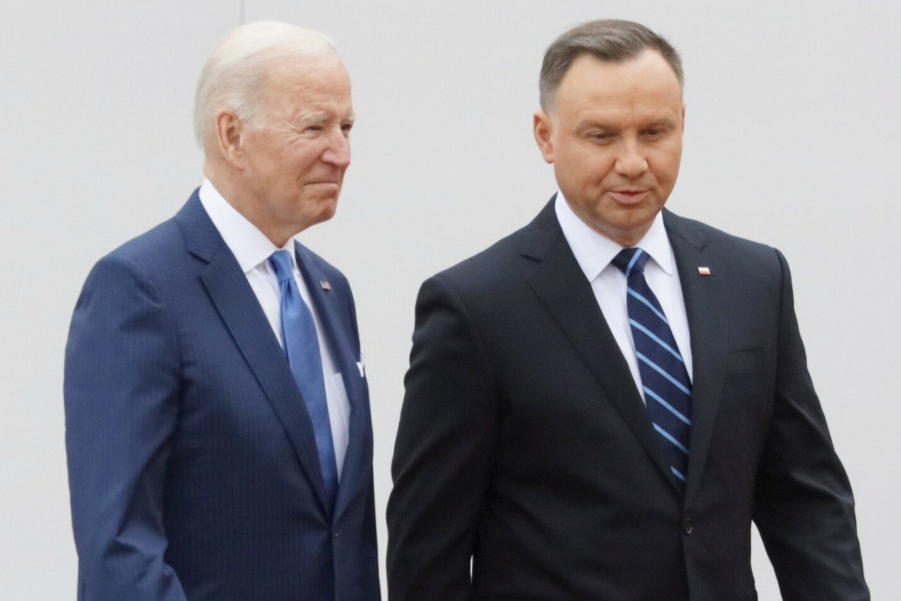 Joe Biden i Andrzej Duda. Warszawa, 26 marca 2022
