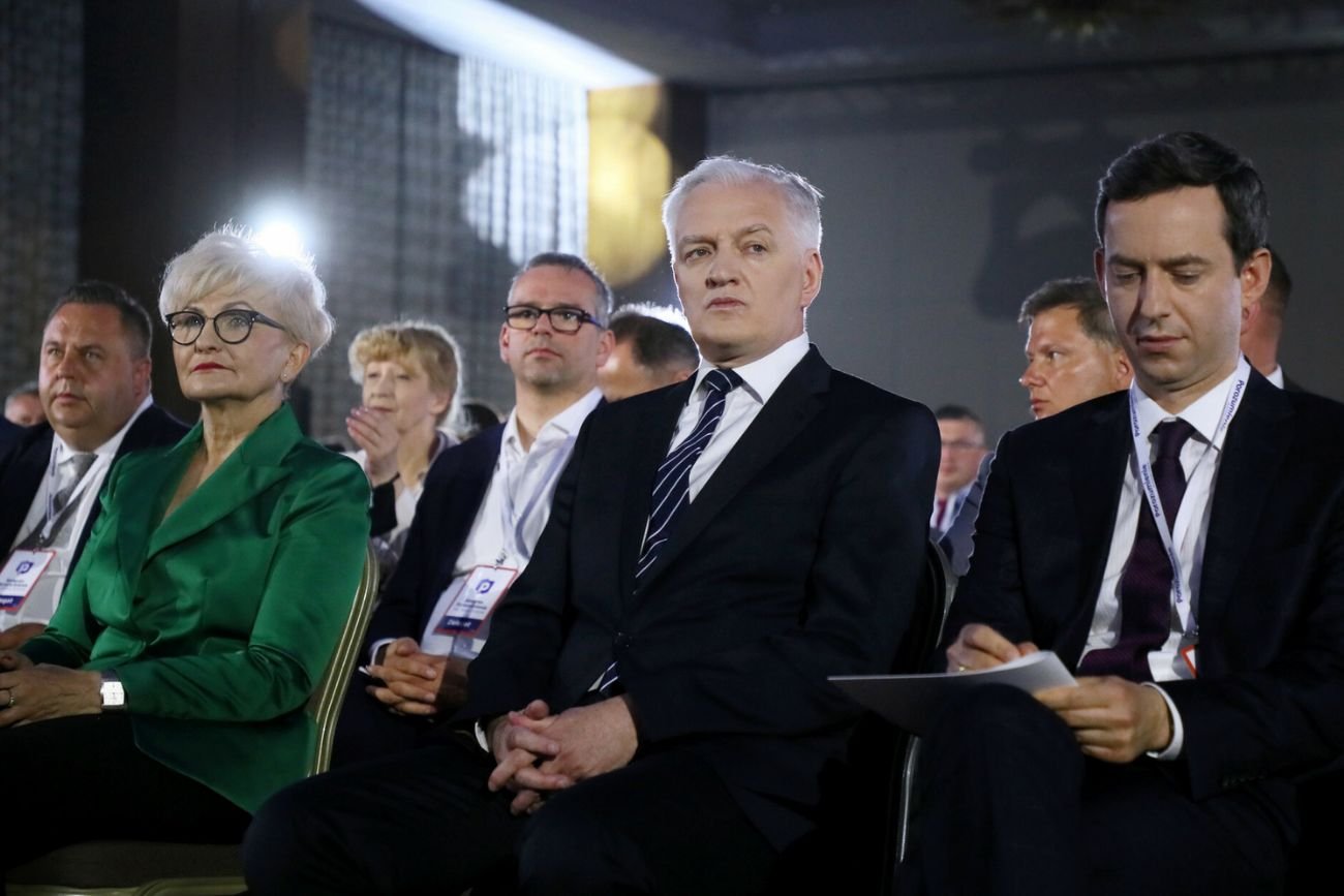 Od lewej: Iwona Michałek, Jarosław Gowin i Marcin Ociepa.