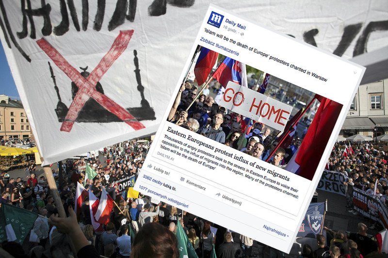 Opinie ma marszach przeciwko uchodźcom, które rozegrały się w ostatnich dniach w Polsce, są w dużej mierze negatywne.