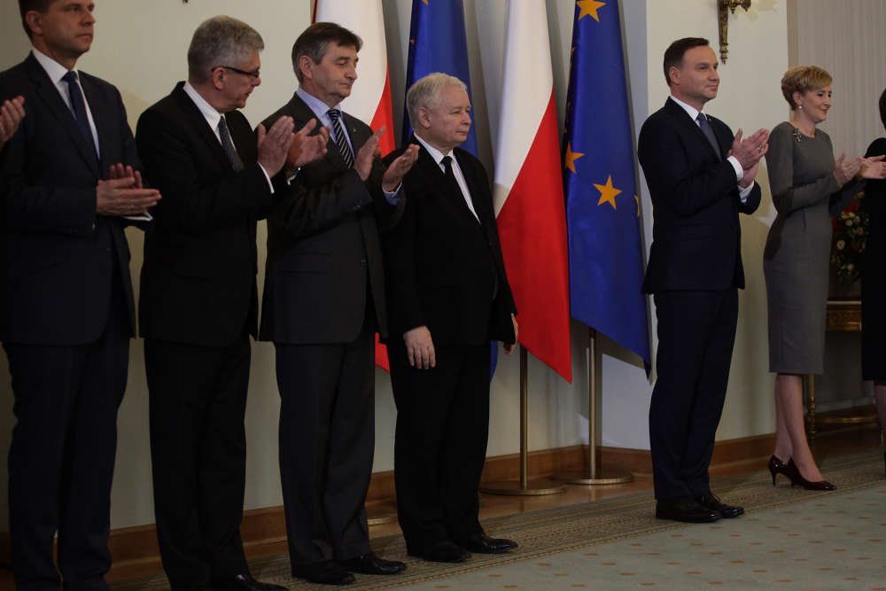 Andrzej Duda złożył hołd lenny Jarosławowi Kaczyńskiemu.