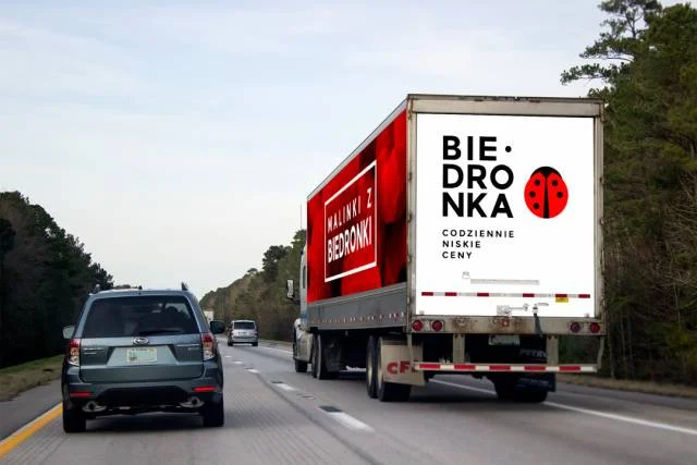 Re-biedring marki "Biedronka", autor: Eryk Ulewicz