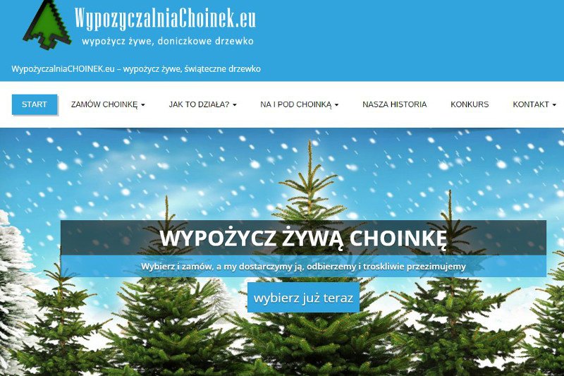 Zdecydowalibyście się na wypożyczenie choinki?
