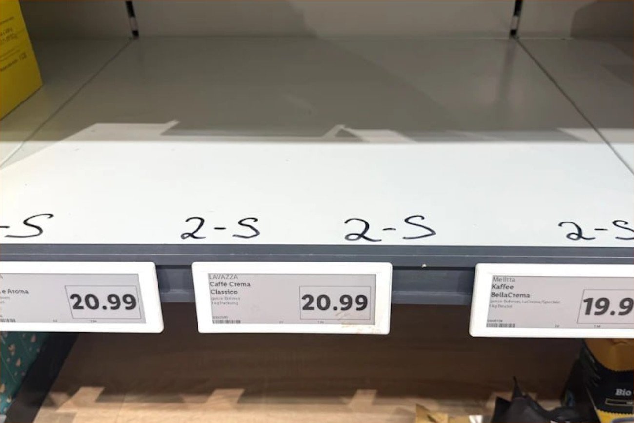 Zaczęło się w Niemczech. Półki w sklepach świecą pustkami po wprowadzeniu nowej zasady