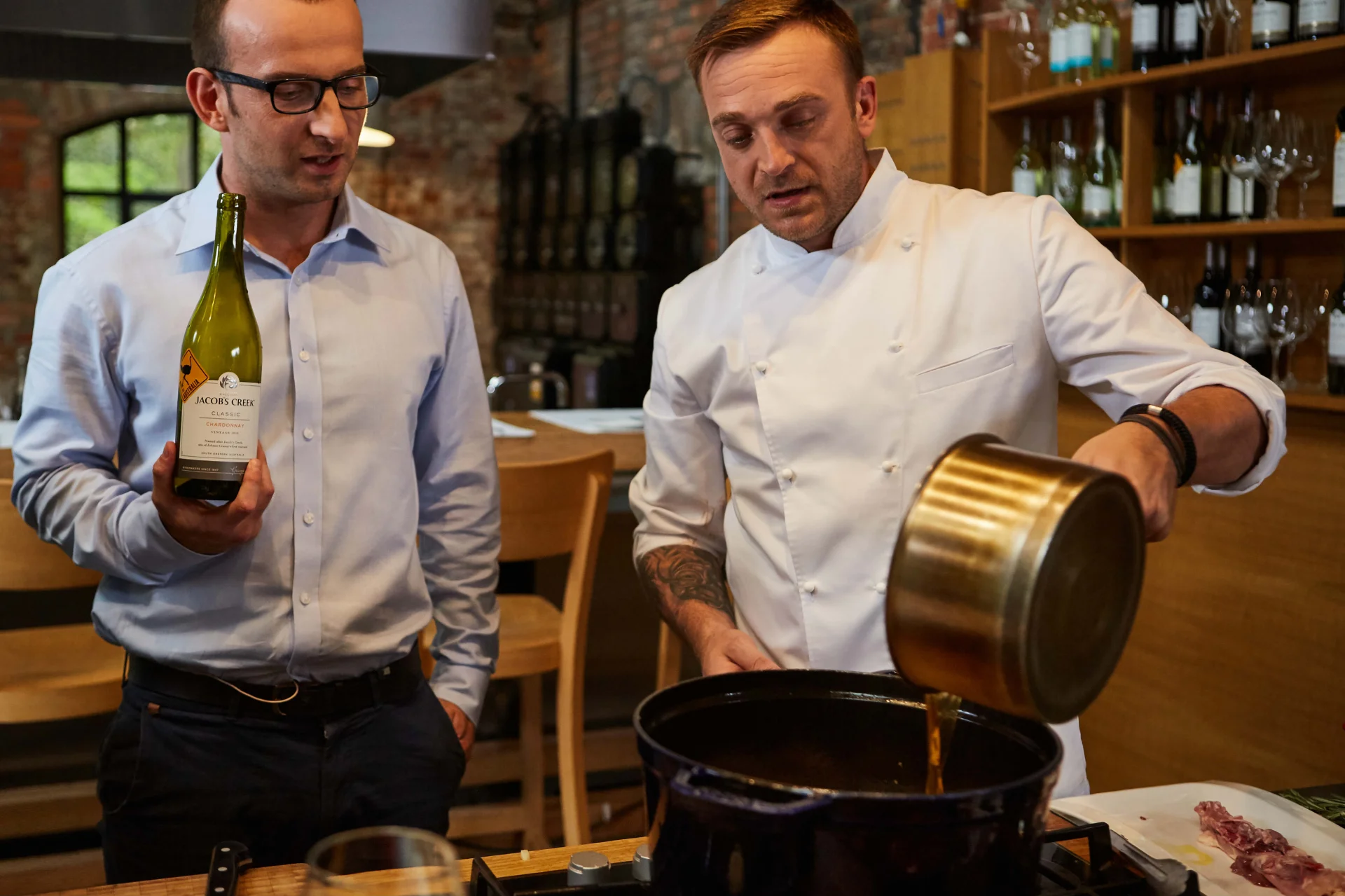 Utalentowany sommelier i równie zdolny kucharz, czyli dobrany duet