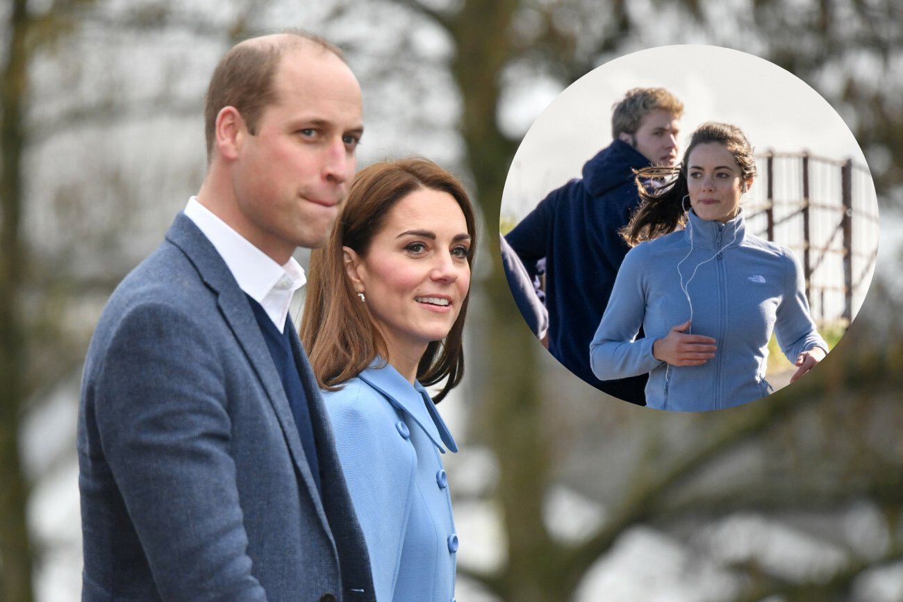Kate i William w serialu "The Crown" - tak wyglądają na zdjęciach z planu.