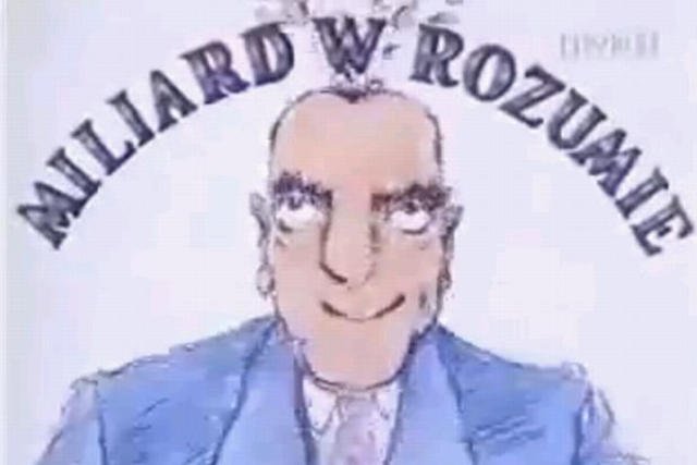 Czołówka programu "Miliard w rozumie" znana jest chyba każdemu Polakowi.