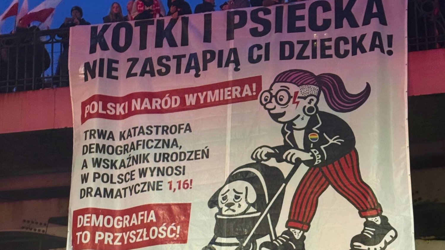 baner na Marszu Niepogledłości