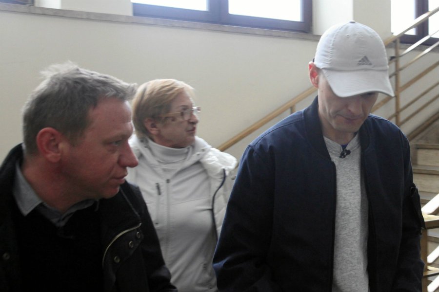 Tomasz Komenda z mamą po uwolnieniu z więzienia.