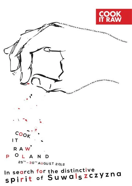 Plakat tegorocznej edycji "Cook It Raw"
