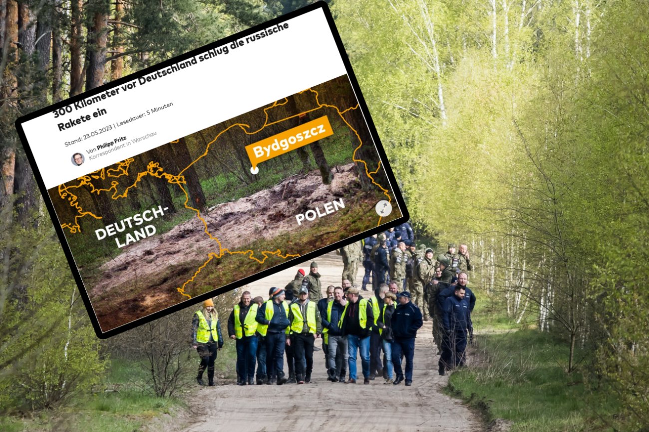 Rosyjska rakieta pod Bydgoszczą. Co o sprawie sądzą Niemcy?
