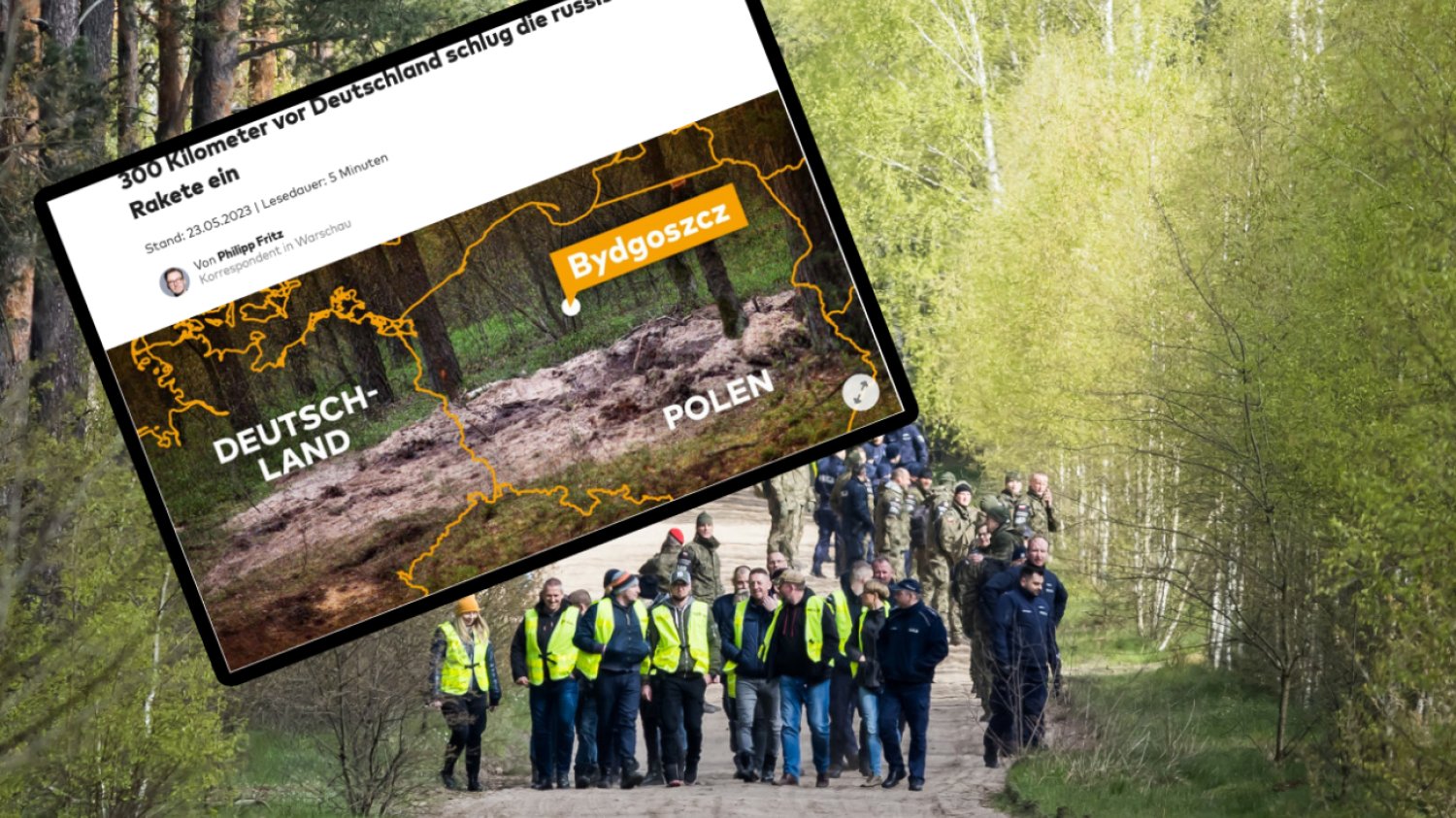 Rosyjska rakieta pod Bydgoszczą. Co o sprawie sądzą Niemcy?