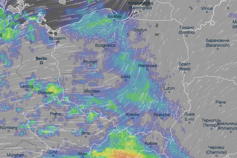 We wtorek dalej będzie wiać, spadnie też deszcz i śnieg.