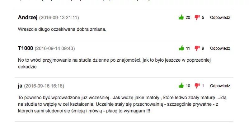 Opinie internautów