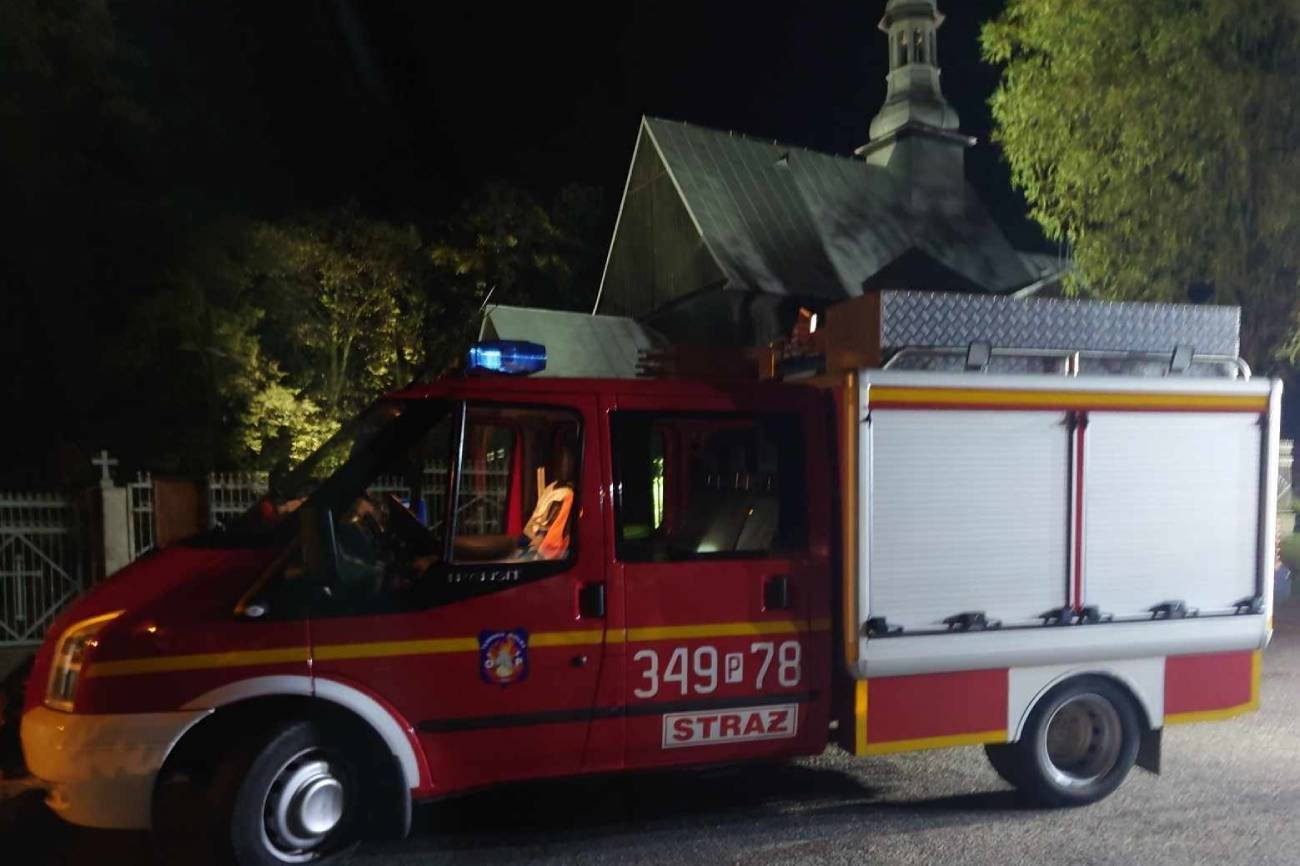 Kalisz – strażacy weszli na plebanię. Z księdzem nie było kontaktu