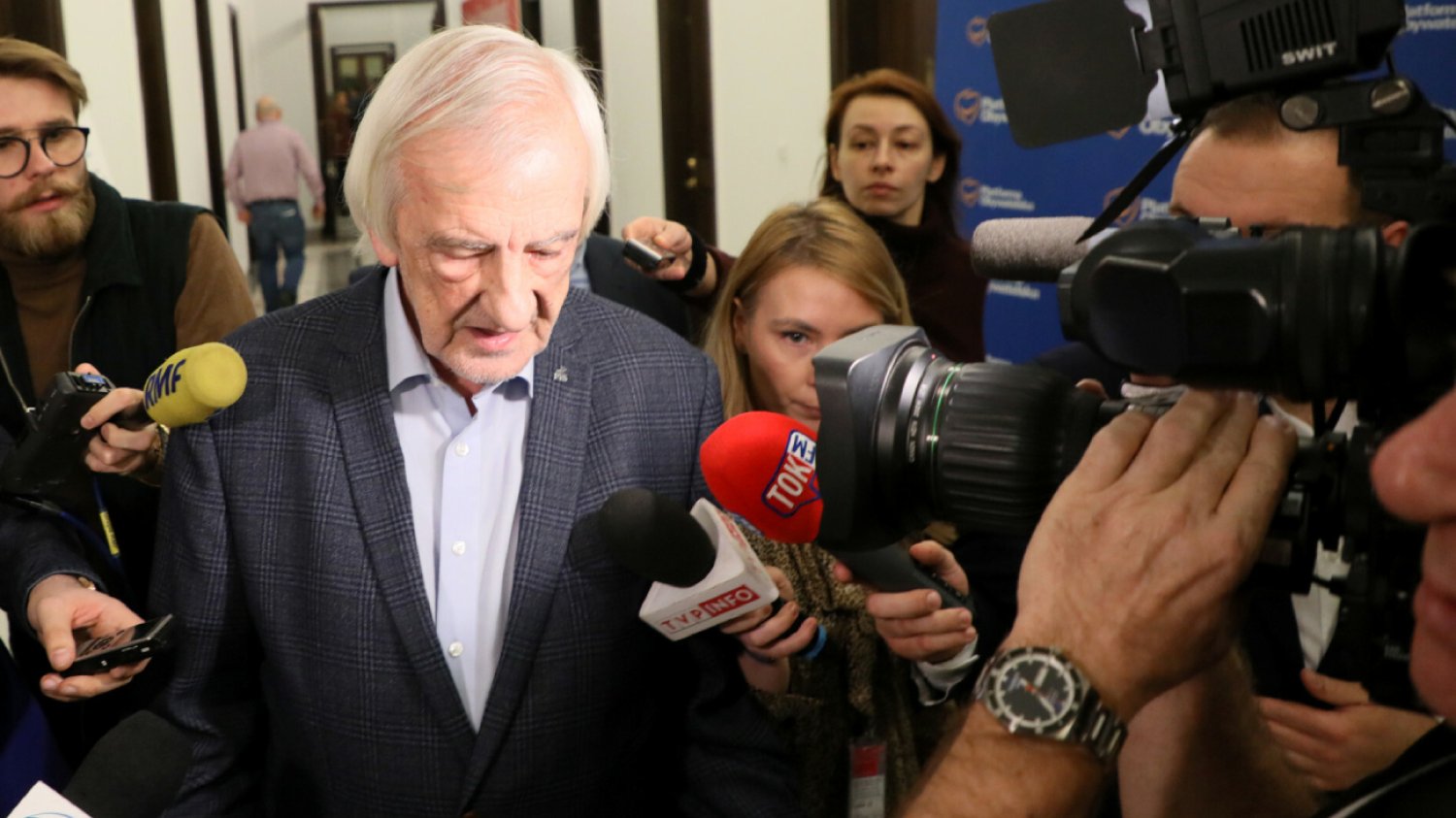 Ryszard Terlecki zdziwiony swobodą dziennikarzy. "Będzie wolno?"