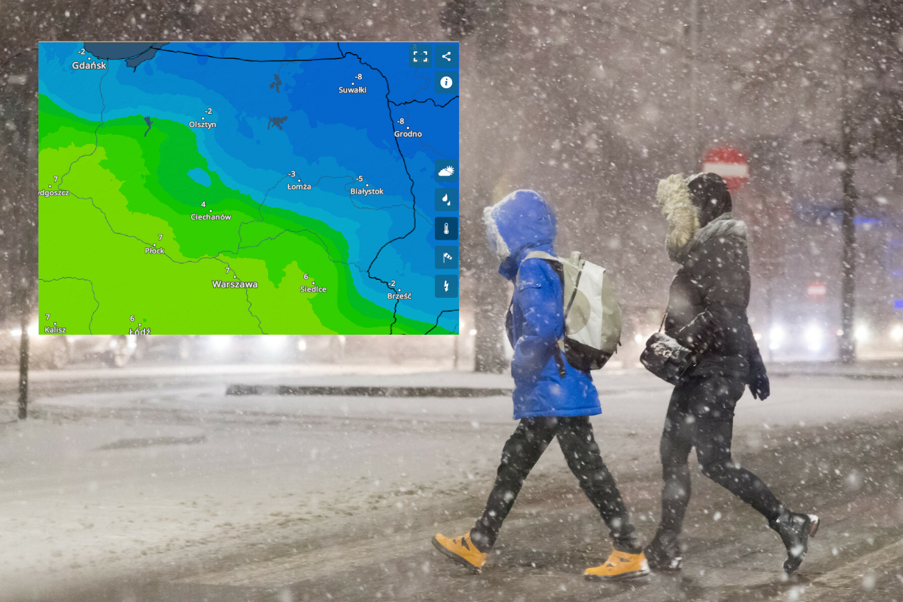 Ta mapka mówi wszystko. Tak wygląda szaleństwo pogodowe w Polsce