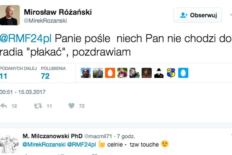 Odpowiedź generała Różańskiego na komentarz posła PiS Krzysztofa Łapińskiego