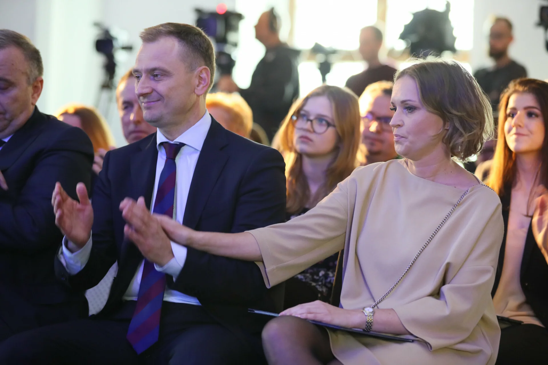 Irmina Kryśkowiak-Nitras i Sławomir Nitras