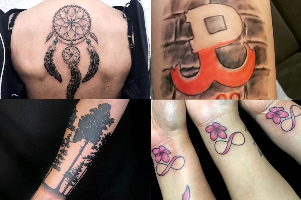 Przez lata uzbierało się całkiem sporo modnych wzorów tatuaży