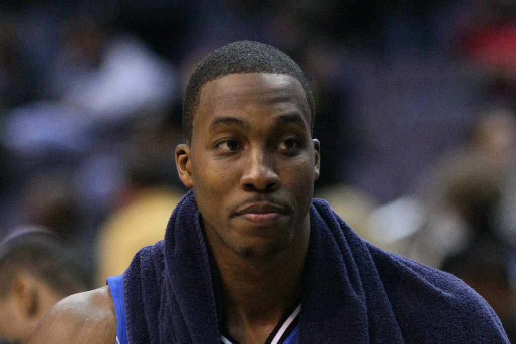 Dwight Howard w przerwie meczu