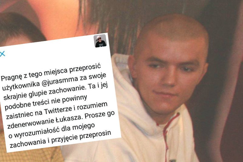 Jurkowskiemu wystarczyły dwie godziny, żeby doczekać się przeprosin ze strony internetowego hejtera.