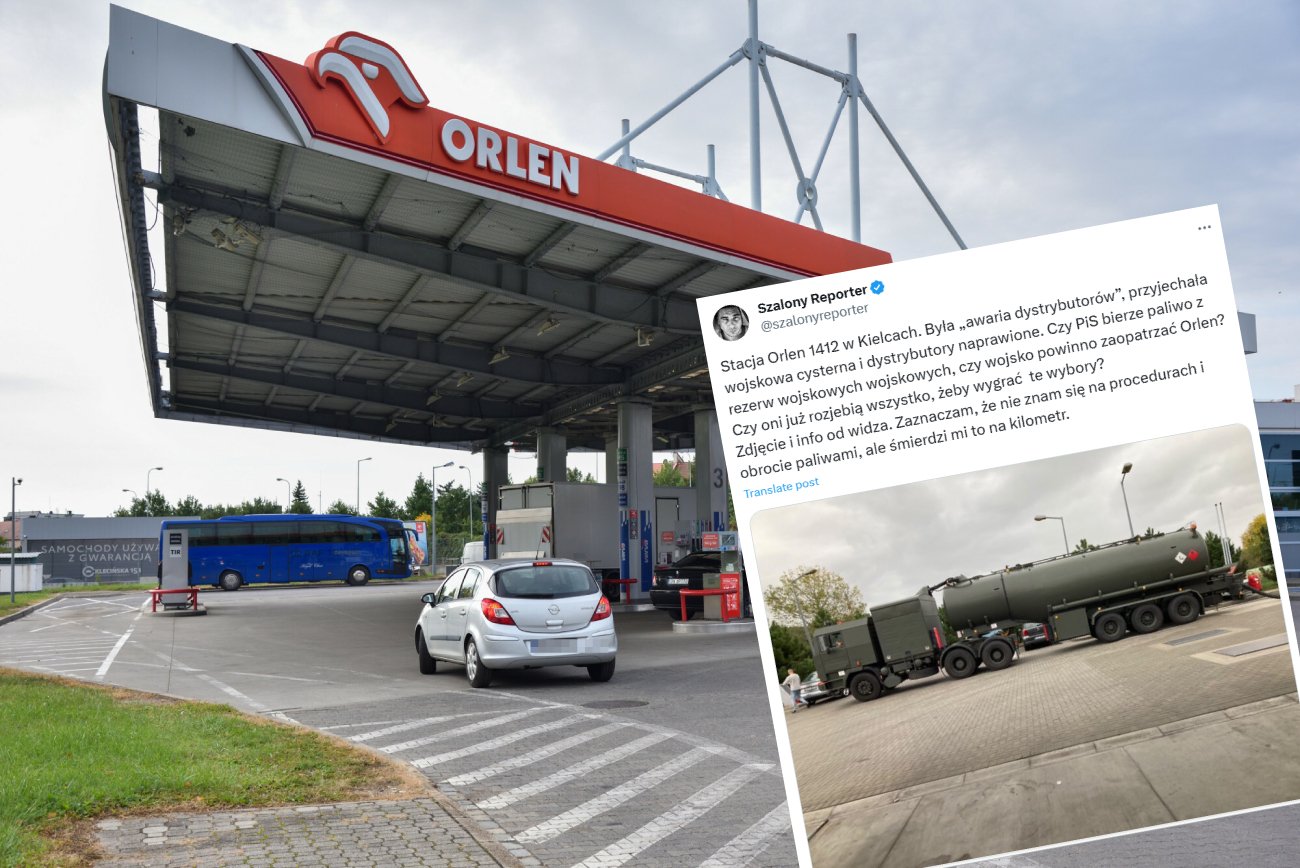 Wojskowe cysterny dowożą paliwo? Orlen wydał oświadczenie
