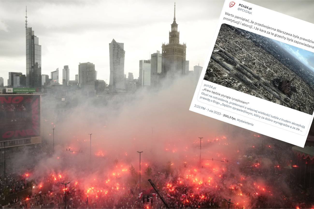 Katolicki portal opublikował skandaliczny wpis w rocznicę Powstania Warszawskiego