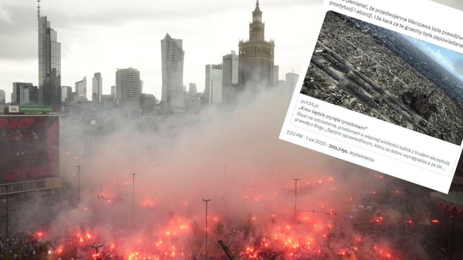 Katolicki portal opublikował skandaliczny wpis w rocznicę Powstania Warszawskiego