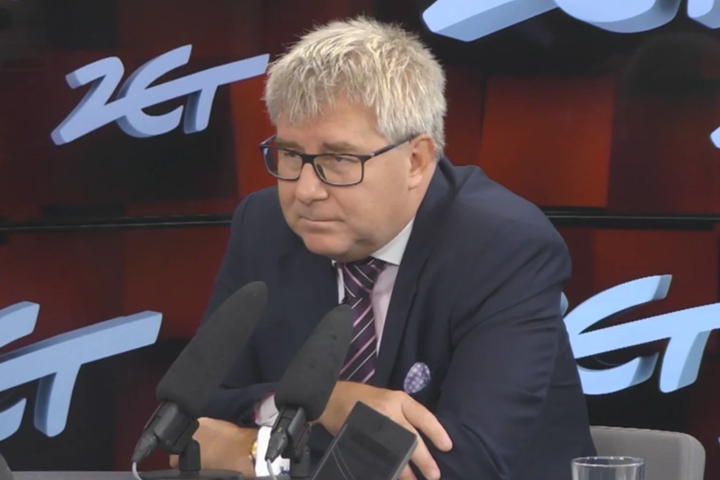 Ryszard Czarnecki dał się raz zaskoczyć w studiu.