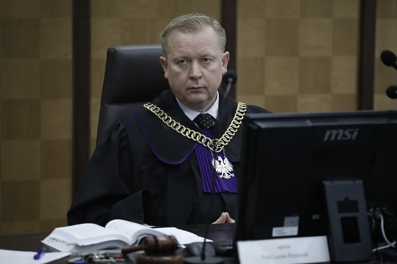 Sędzia Piotr Bojarczuk podczas rozprawy dotyczącej Piotra Najsztuba.