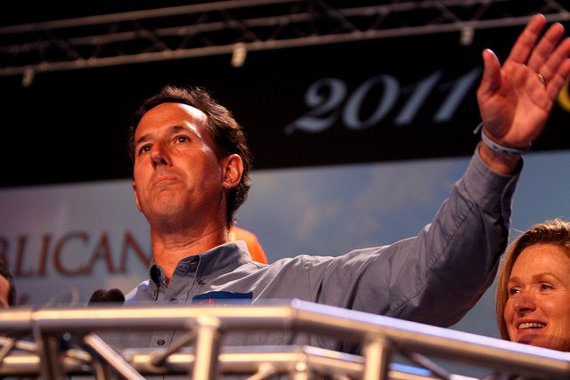 Były gubernator Pensylwanii Rick Santorum