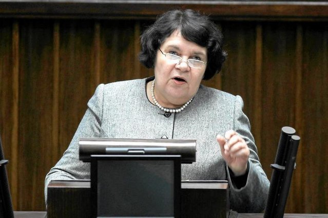 Posłanka Anna Sobecka z PiS reprezentowała wnioskodawców projektu uchwały o objawieniach fatimskich