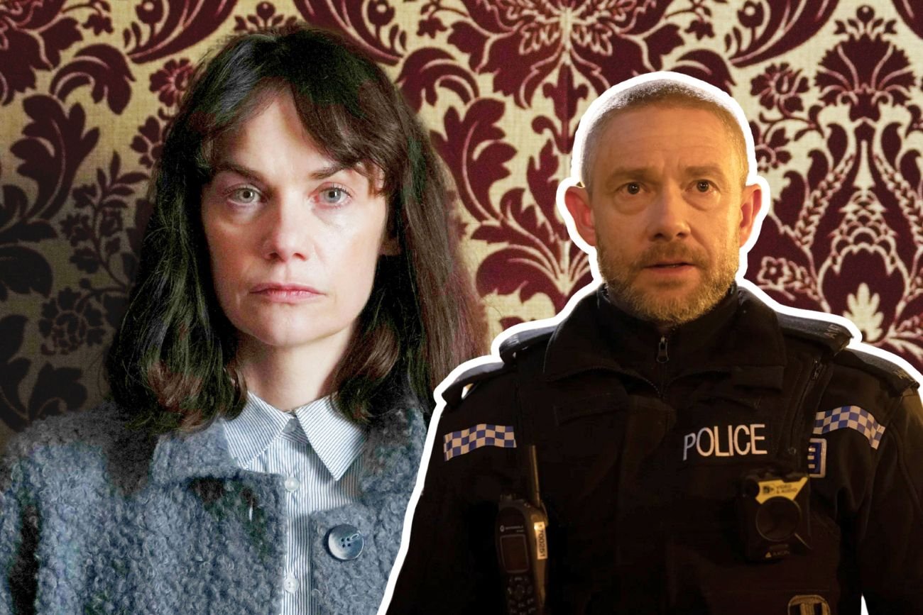 wciągające seriale kryminalne Kadry z serialu "Kobieta w ścianie" i "Policjant"