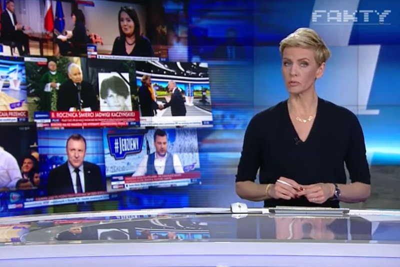 W "Faktach" TVN pokazano fragmenty z programów TVP.