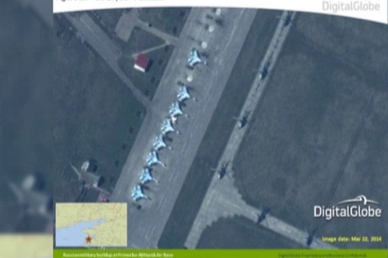 NATO publikuje zdjęcia skoncentrowanych wojsk rosyjskich przy ukraińskiej granicy. Są "gotowi do działania"