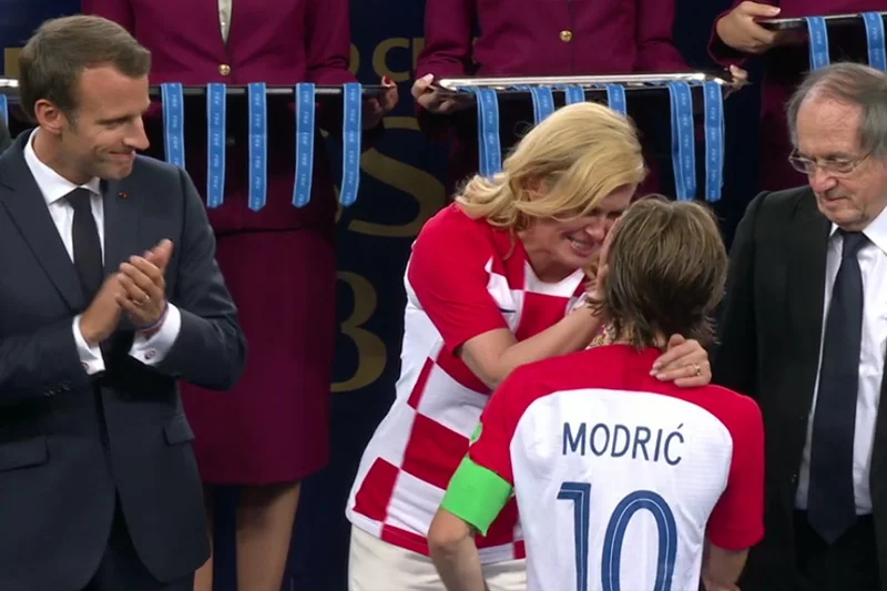 Luka Modrić otrzymał od FIFA Złotą Piłkę dla najlepszego piłkarza mistrzostw świata 2018.