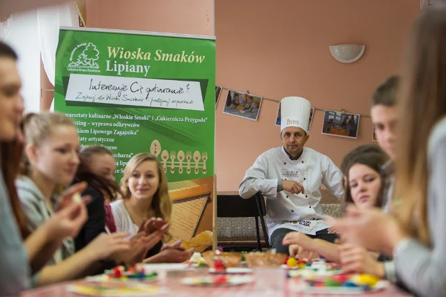 W Lipianach odbywają się warsztaty kulinarne.