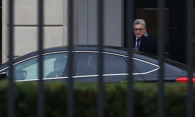 Poseł Stanisław Piotrowicz po spotkaniu z ministrem Pawłem Muchą