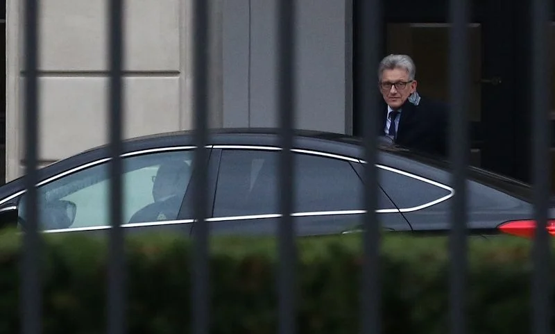 Poseł Stanisław Piotrowicz po spotkaniu z ministrem Pawłem Muchą