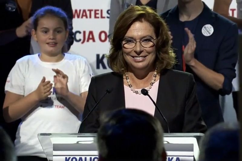 Małgorzata Kidawa-Błońska w Krakowie mówiła o tym, jak Koalicja Obywatelska zamierza naprawić służbę zdrowia w Polsce.