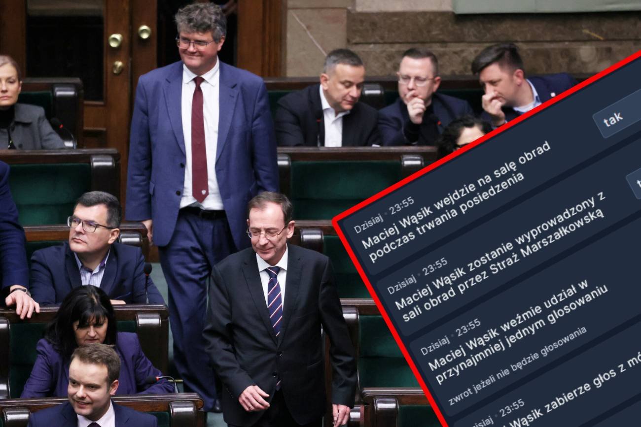 Zakłady, czy Wąsik wejdzie na salę obrad. Bukmacherka poszła w politykę