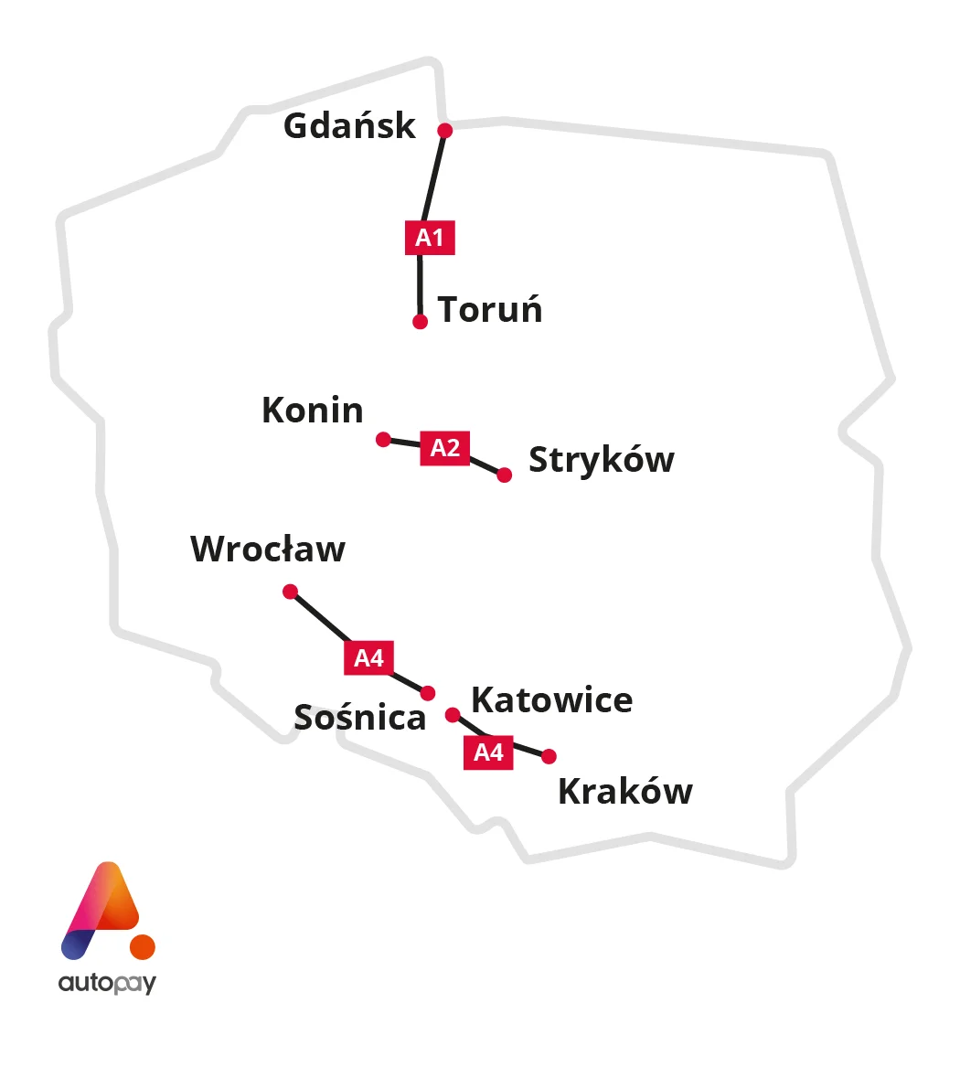 Autopay — jakie autostrady?
