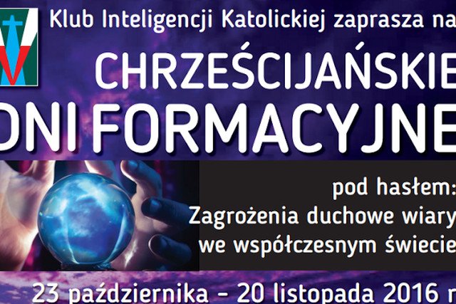 W Mielcu chrześcijanie będą przekonywać o duchowych zagrożeniach wiary jakimi są m.in. psychologia i coaching.