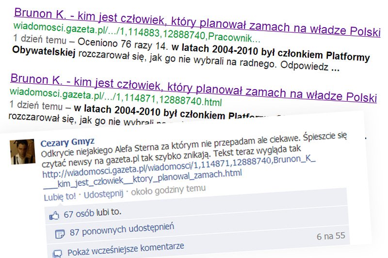 Brunon K.w latach 2004-2010 był członkiem Platformy Obywatelskiej i rozczarował się, gdy go nie wybrano na radnego? Wszystko wskazuje, że to nieprawda, a błąd w interpretacji wyników Google