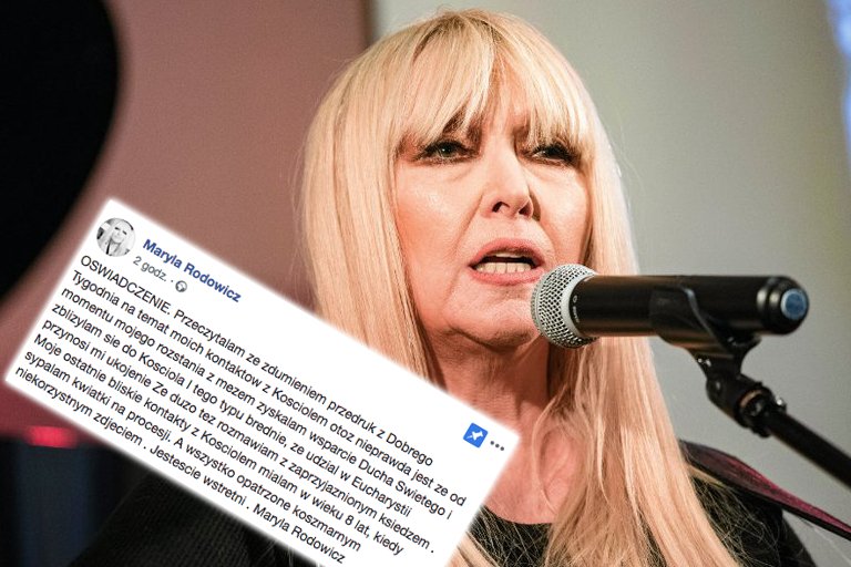 Maryla Rodowicz w ostrych słowach skrytykowała artykuł o niej w gazecie "Dobry Tydzień", a przy okazji i Kościół.