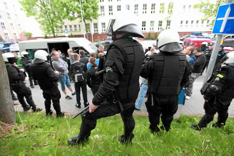 Protest kibiców Jagiellonii Białystok przeciwko zamknięciu stadionu ich klubu