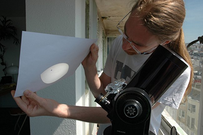 Obserwacja tranzytu Wenus w 2004 roku.