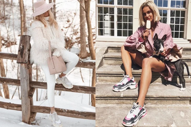Blogerki pokochały duże sneakersy. Pokazała się w nich między innymi Maff i Jessica Mercedes