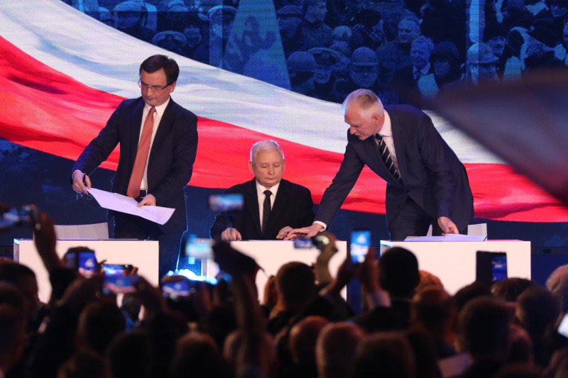 Joachim Brudziński zachwalał zdrowie prezesa.